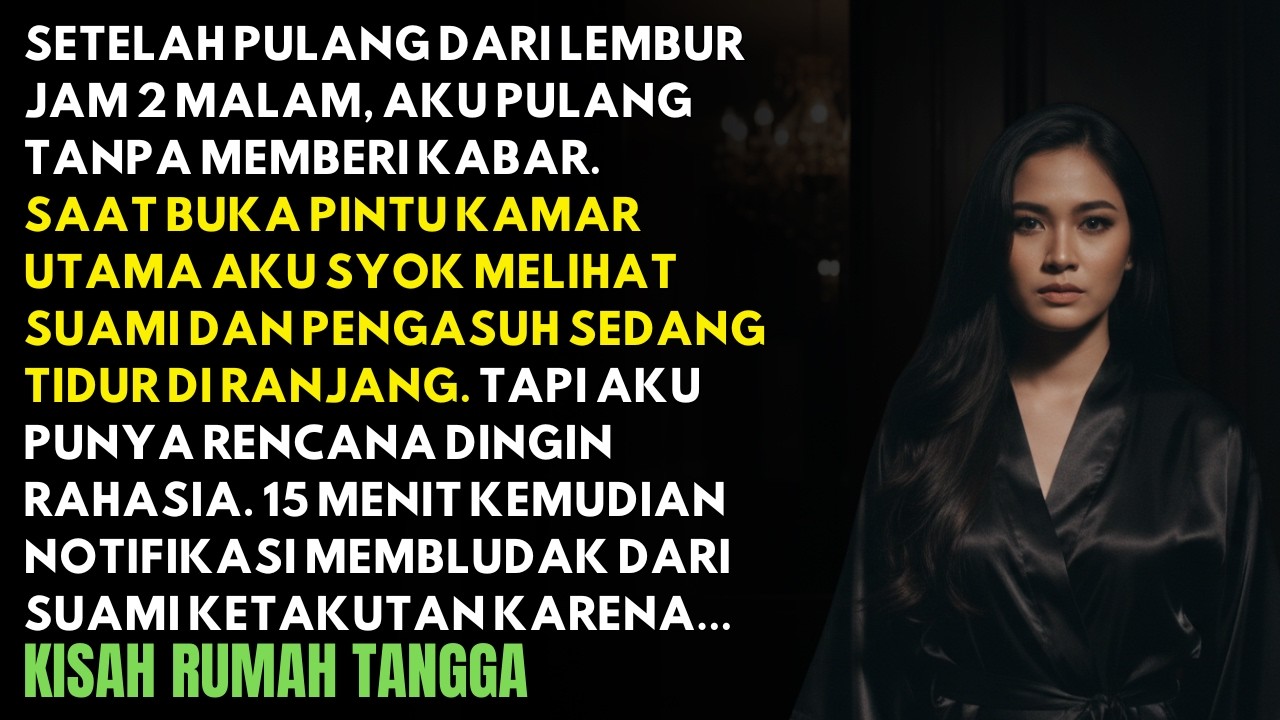 SAAT PULANG LEMBUR AKU MELIHAT SUAMI TIDUR DENGAN PENGASUH DI KASURKU - KUBALAS DENGAN...
