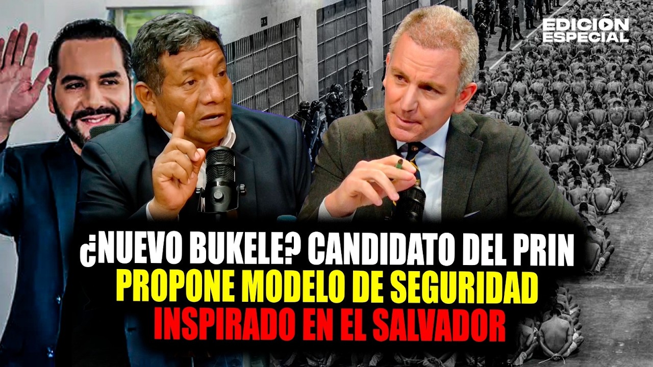 ¿Nuevo Bukele? Walter Chirinos propone modelo de seguridad inspirado en Nayib Bukele
