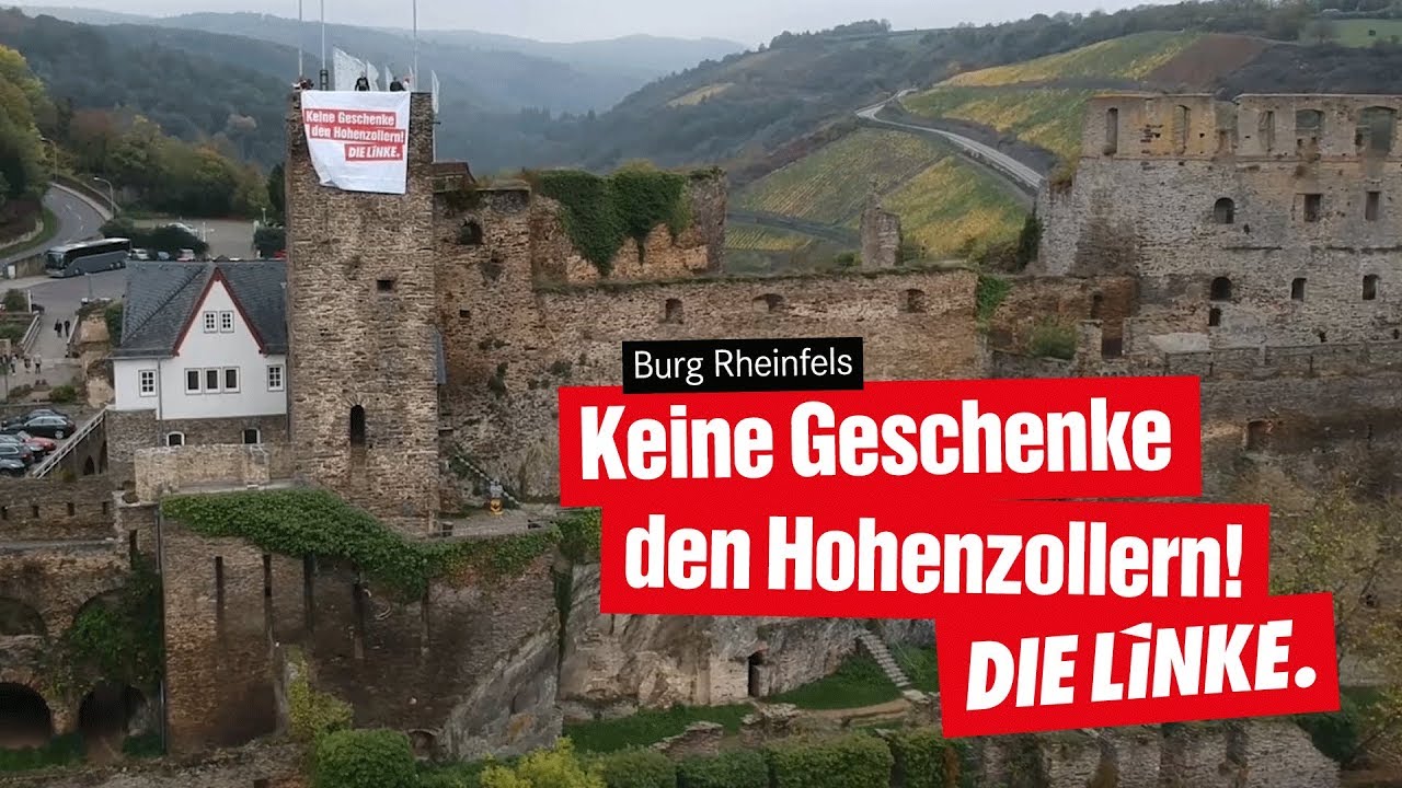 Burg Rheinfels nicht den Hohenzollern schenken!