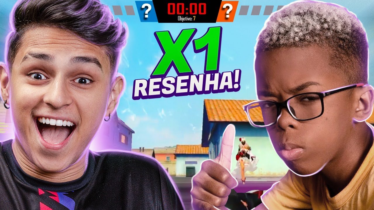 O X1 MAIS ENGRAÇADO DO FREE FIRE!!! ft. BOCADE09