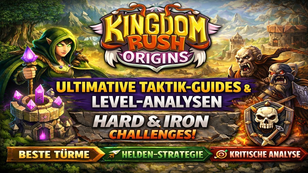 Level 8 - Grimmsburg | Tactical Tower Placement Explained | Kingdom Rush Origins