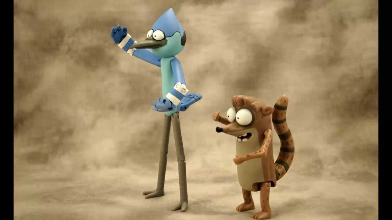 Jazwares Regular Show Mordecai and Rigby Figure Review From Way Cool News