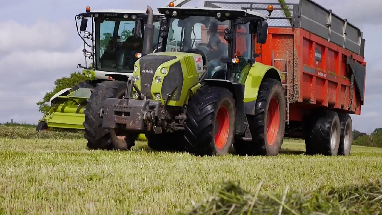 Ensilage d'herbe 2018 en Normandie / DJI , LUMIX !