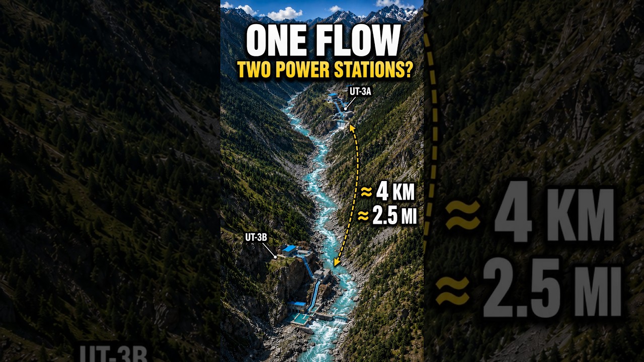 ⚡Одна река, две электростанции?!💧