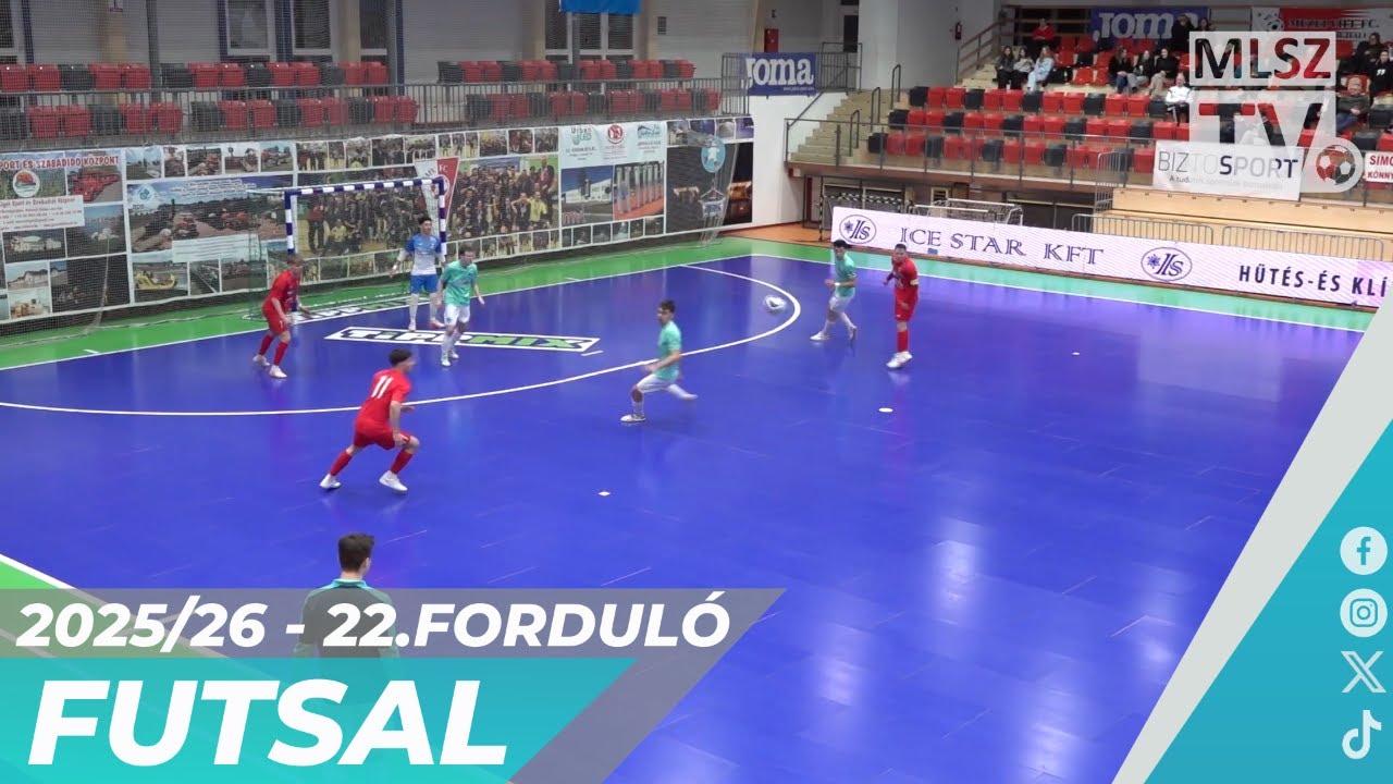 MVFC Berettyóújfalu – Magyar Futsal Akadémia | 2-0 | Férfi Futsal NB I | 22. fordu-ló | MLSZTV