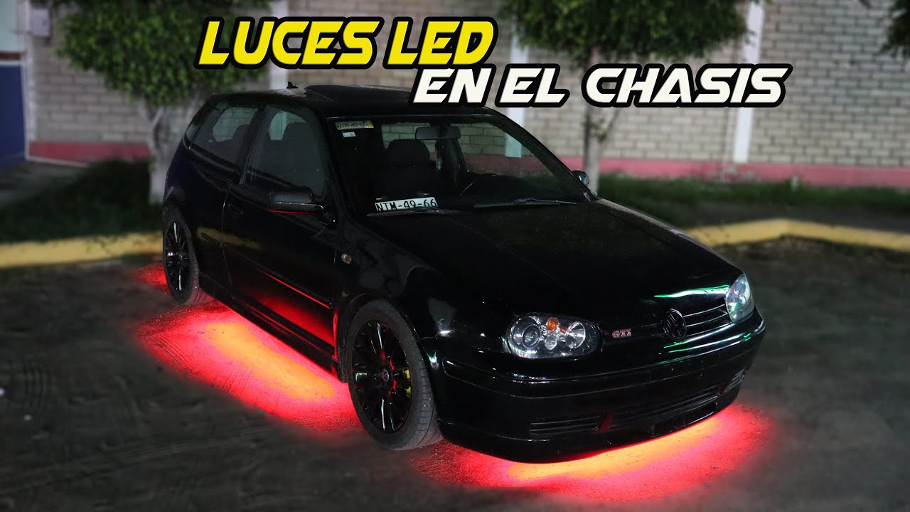 INSTALANDO LUCES LED DEBAJO DE MI GOLF GTI / Luces Led RGB /