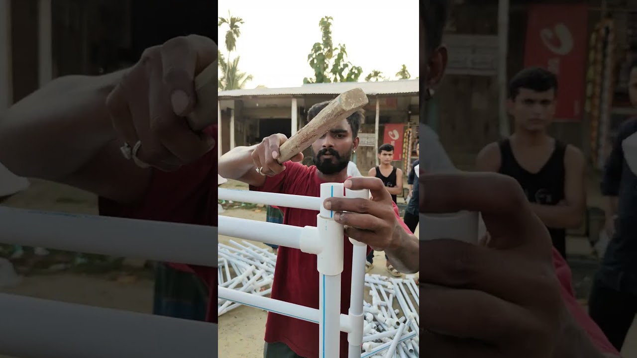 PVC পাইপ দিয়ে আলনা কিভাবে বানানো যায় খুব সহজেই।