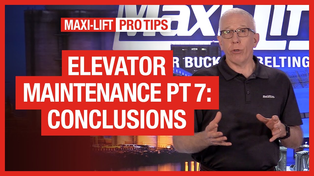 Elevator Maintenance Pt. 7 - Conclusions