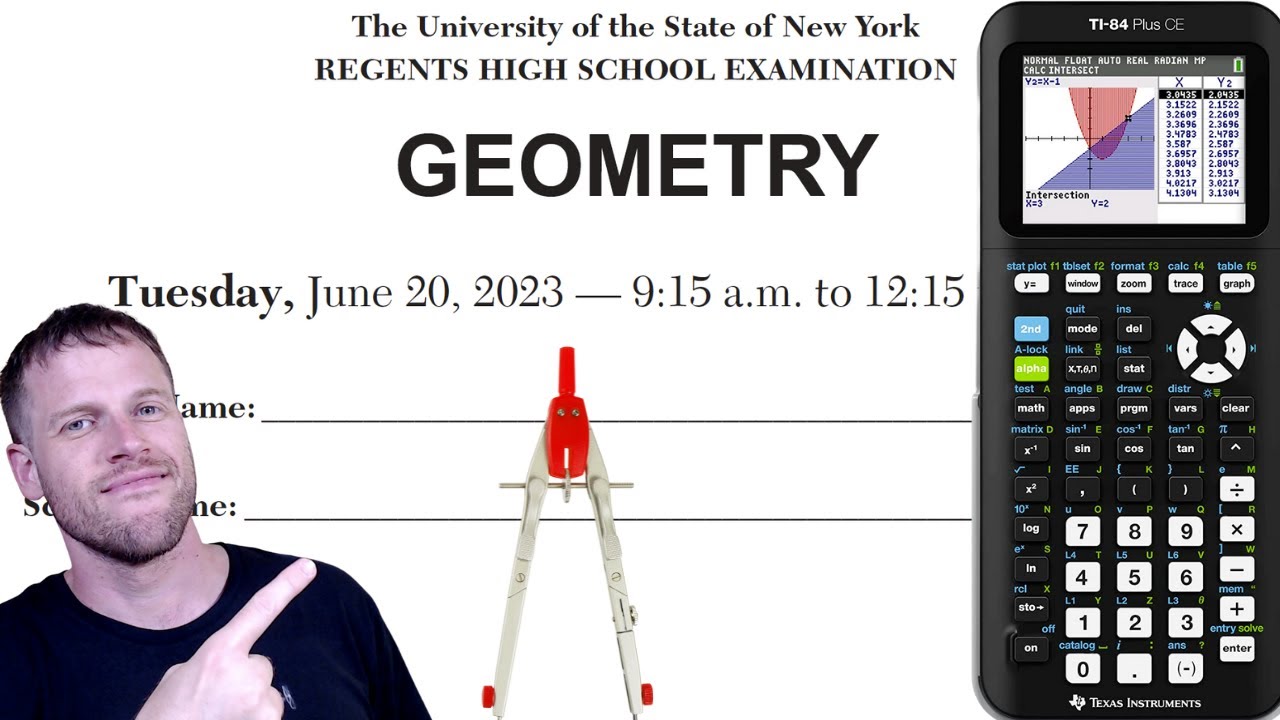 Geometry Regents June 2023 (Questions 1-24)