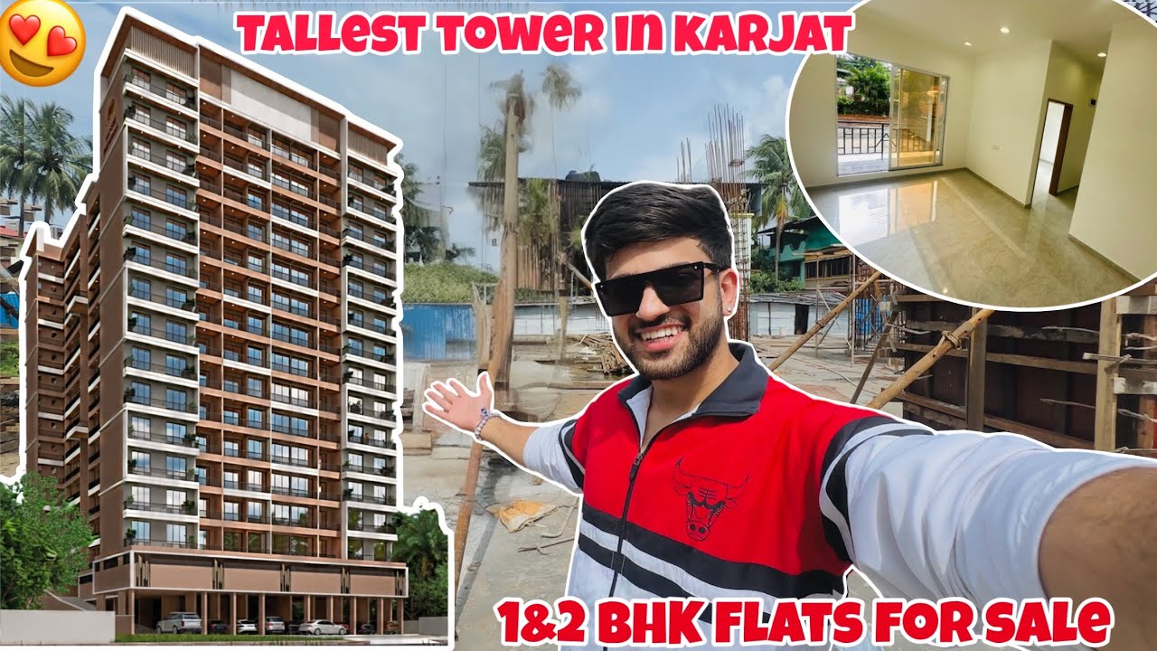 Tallest Tower in Karjat, 1 & 2 BHK flats for sale | Prime Investment Near New Panvel–Karjat Railway😍