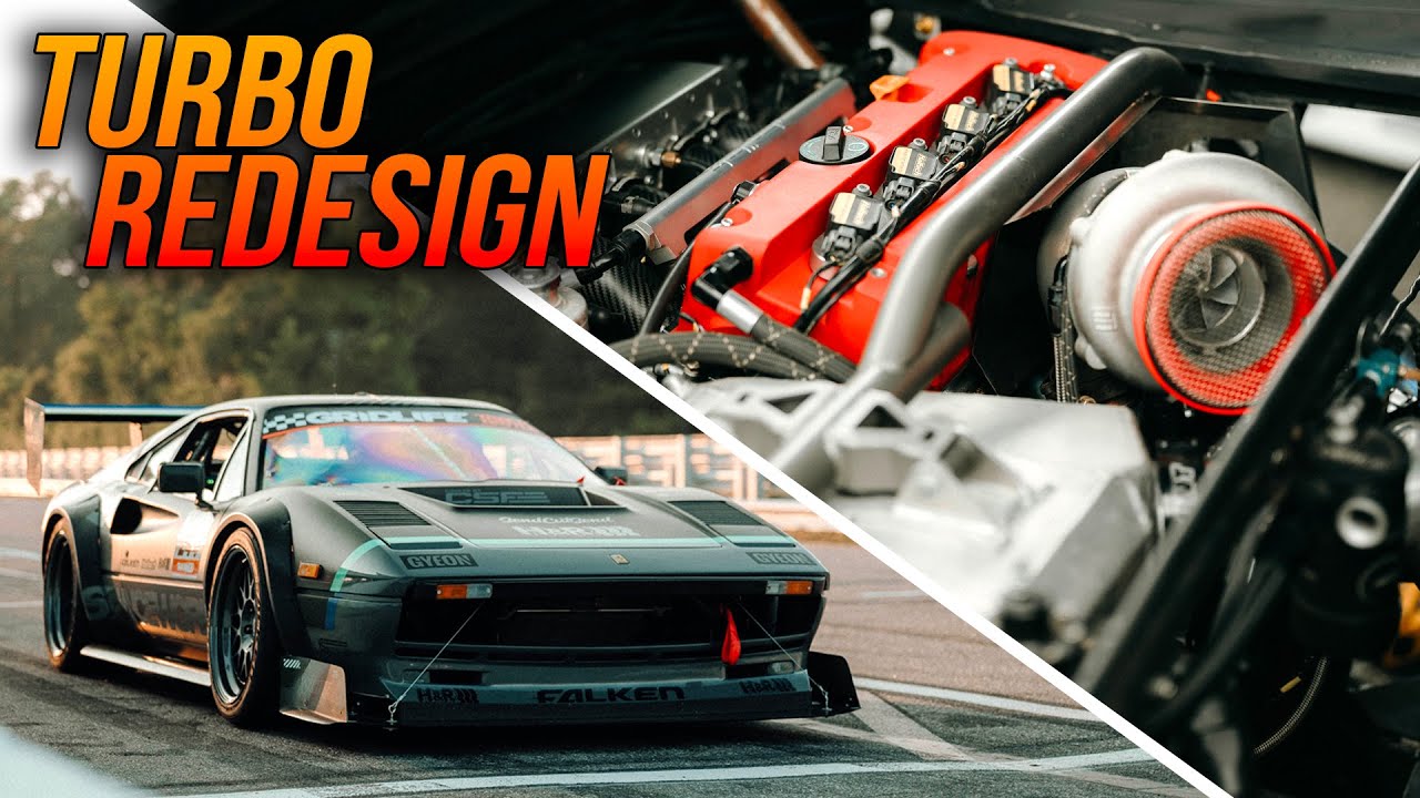 I completely revised my Ferrari's turbo system // 550WHP K20 Swap