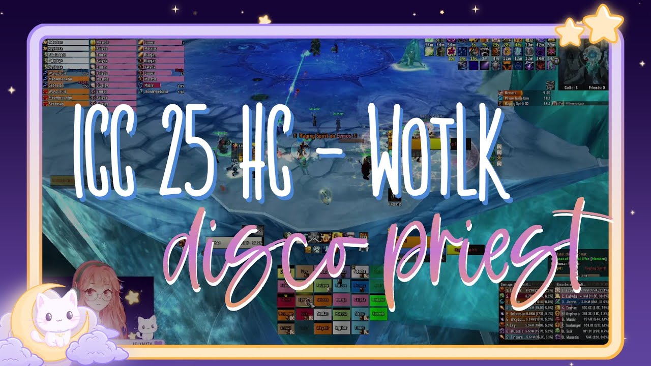 shielding people in ICC 25 HC | disco priest gameplay | WotLK | Warmane | Icecrown