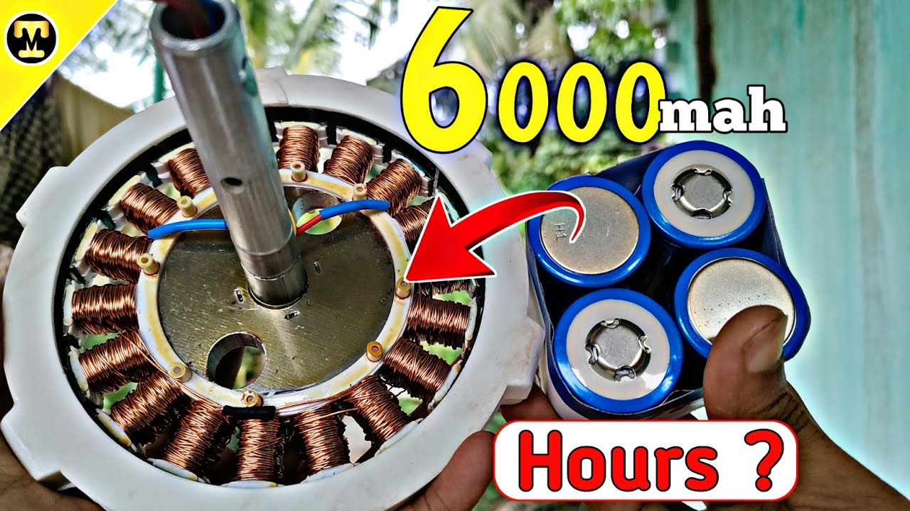 6000 mah Lithium battery Backup Test On Bldc Fan || Worth Of Money 💸💸💰💰