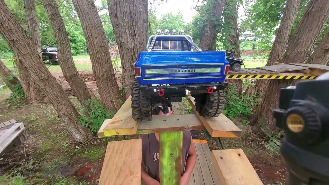 Trailing at The RC Cave .mid summer run.