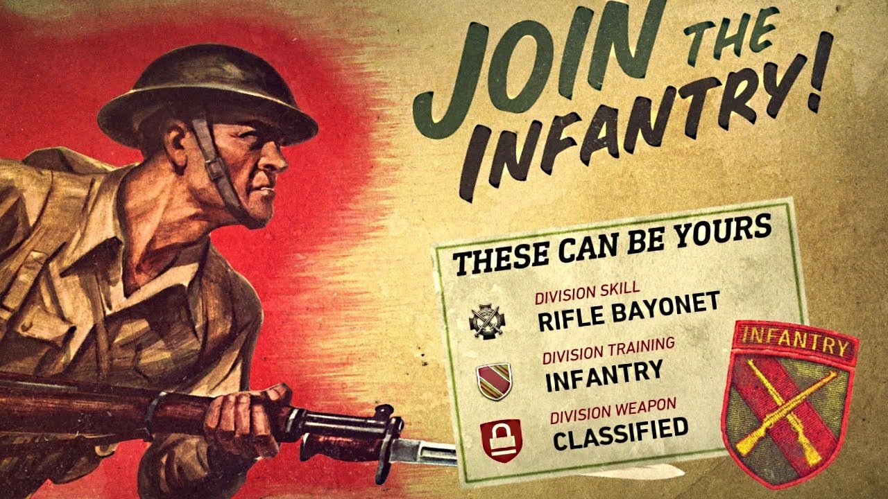 Call of Duty WW2 - NEW Infantry Class Gameplay 1v1 Split-Screen