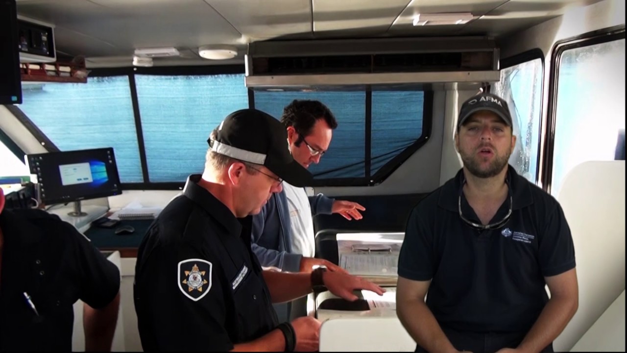 AFMA Fisheries Officer vessel inspection