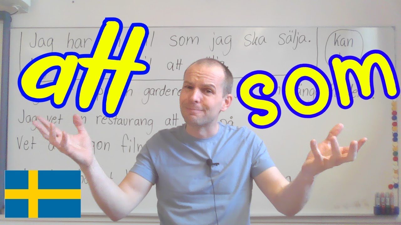 Att och som (att istället för som) SFI