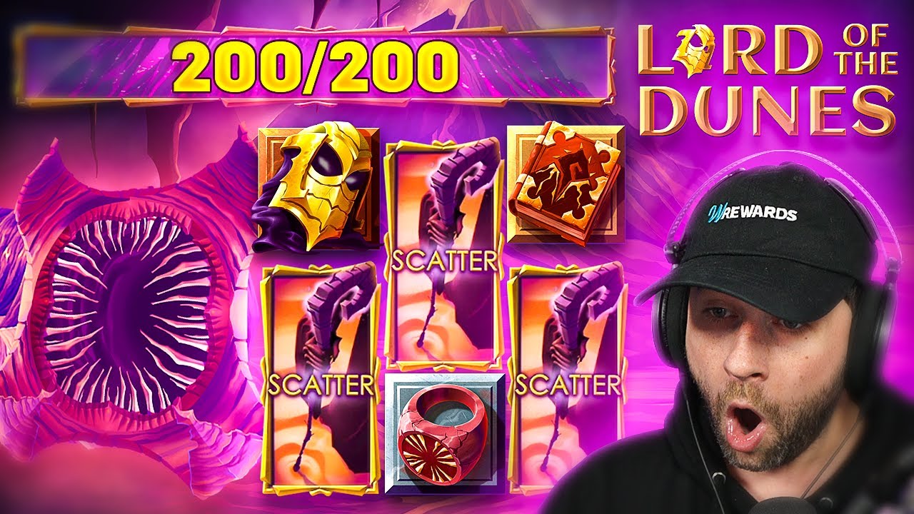 MASSIVE TUMBLE HITS during the MAX STAGE BONUS on the *NEW* LORD OF THE DUNES!! (Bonus Buys)