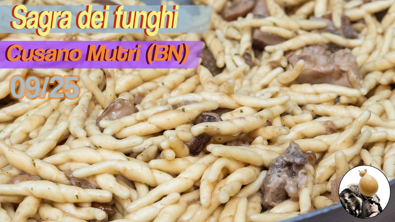 SAGRA dei FUNGHI a CUSANO MUTRI (BN), oltre 20 GIORNI di FESTA!