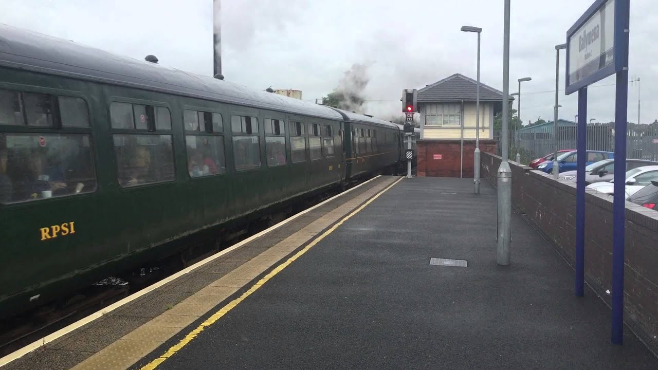 RPSI Portrush Flyer No 85 'Merlin' Non Stop through Ballymena - 26th July 2015