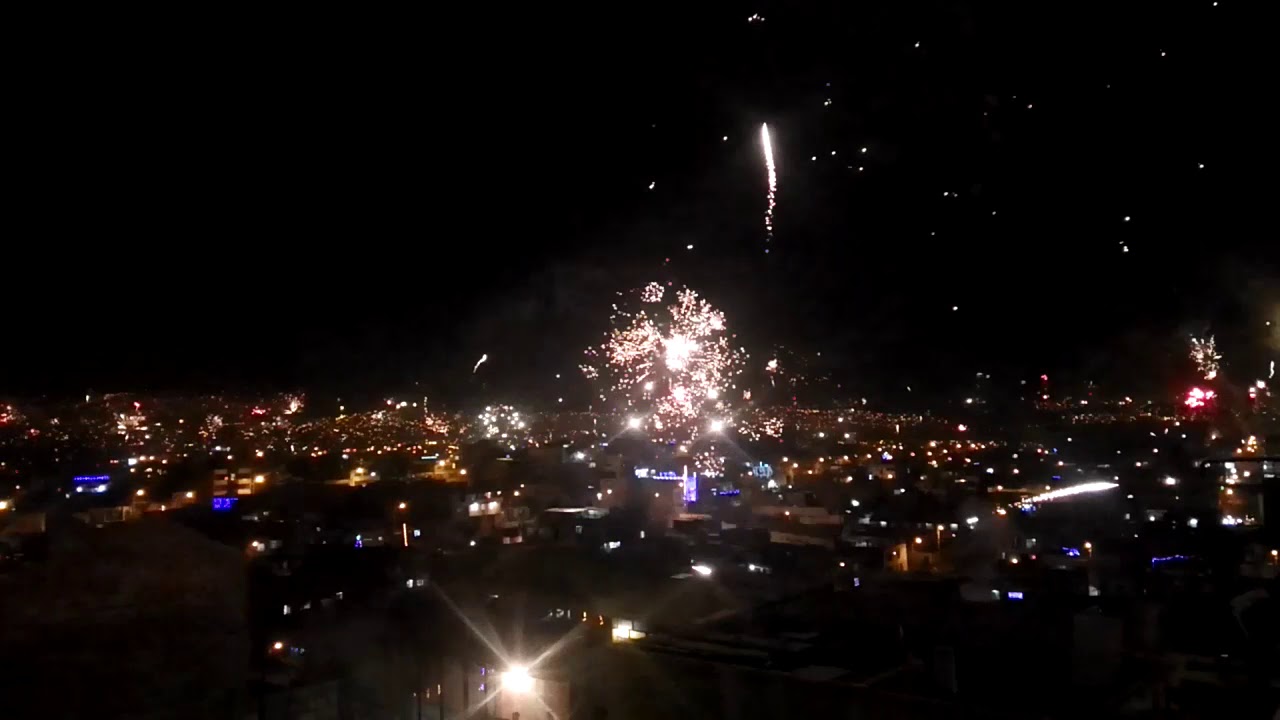 Navidad 2019🎄 Arequipa-Per&uacute; ,Fuegos artificiales.