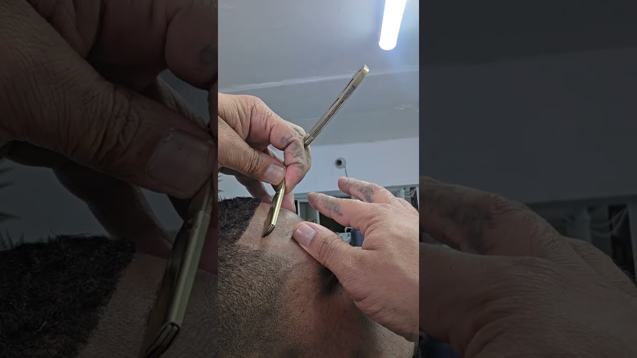 Part 3 razor line...making all in all 25 min full trim 👌🏽 #7dayactivation #bouncer #bouncerhub 