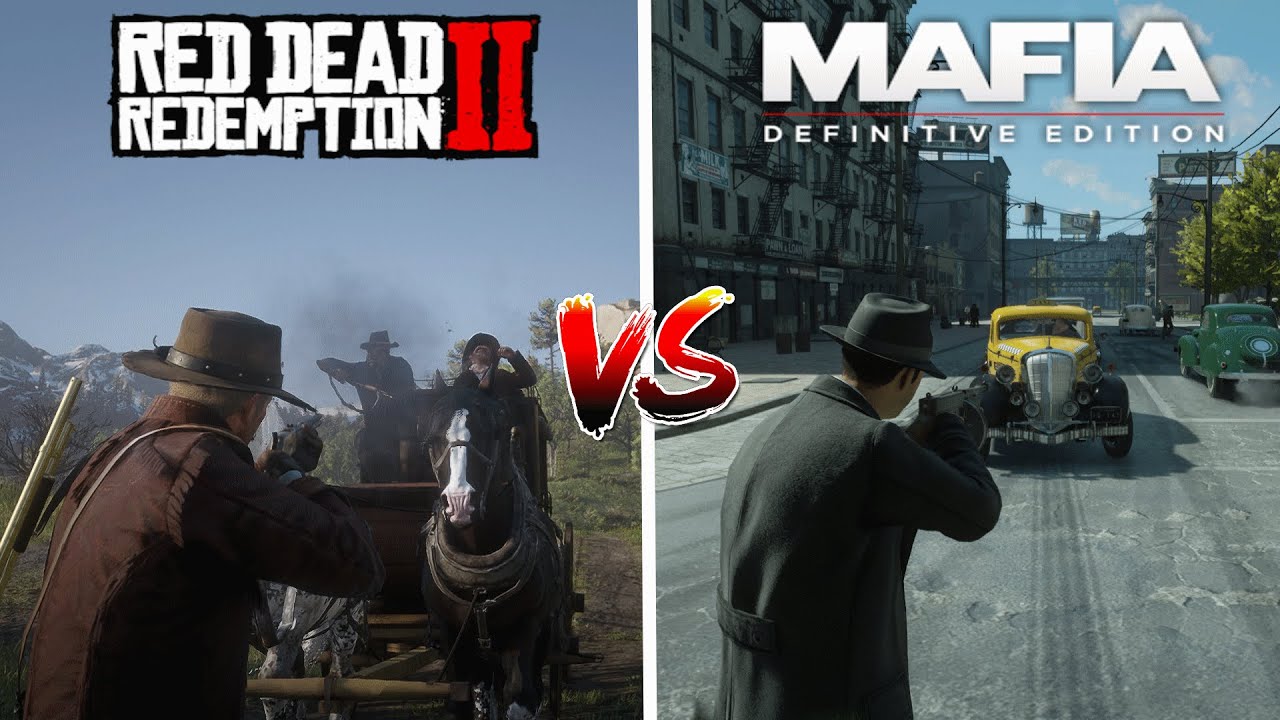 Red Dead Redemption 2 против Mafia Definitive Edition |  Подробное сравнение