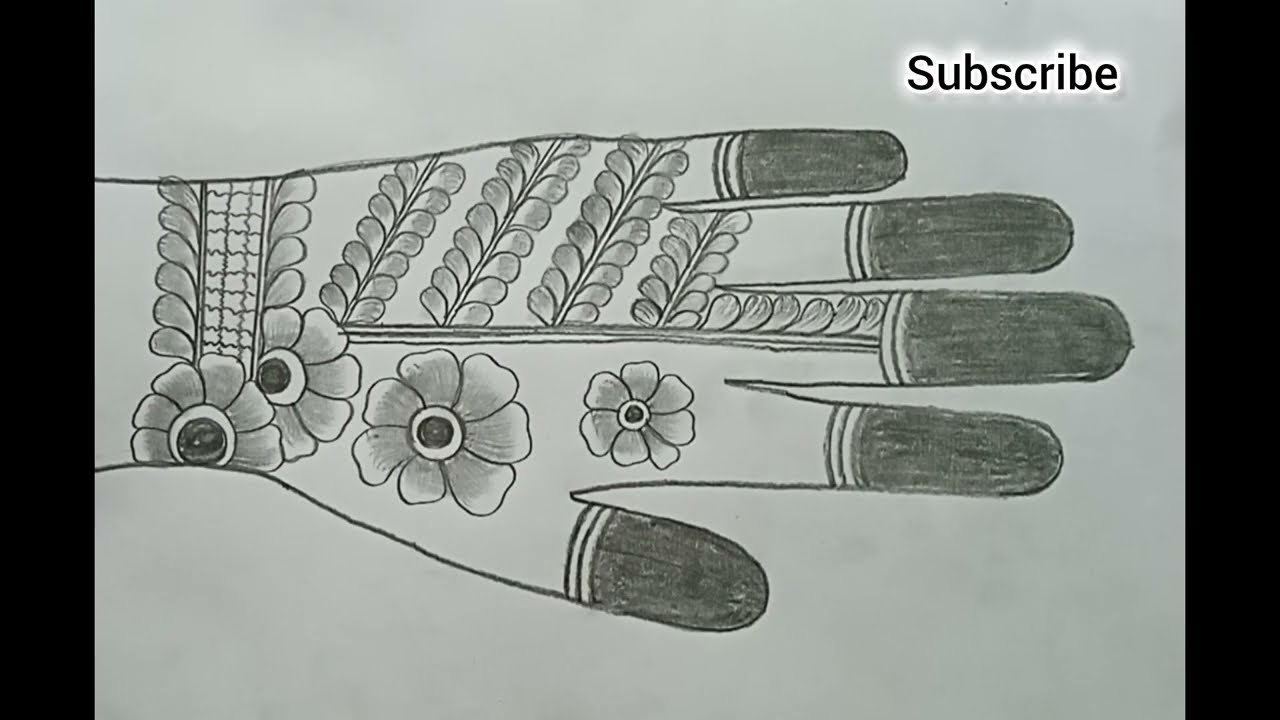 Simple Mehandi Video 📸👌💞 // Easy Short Mehandi Design // Cute New Mehandi Video