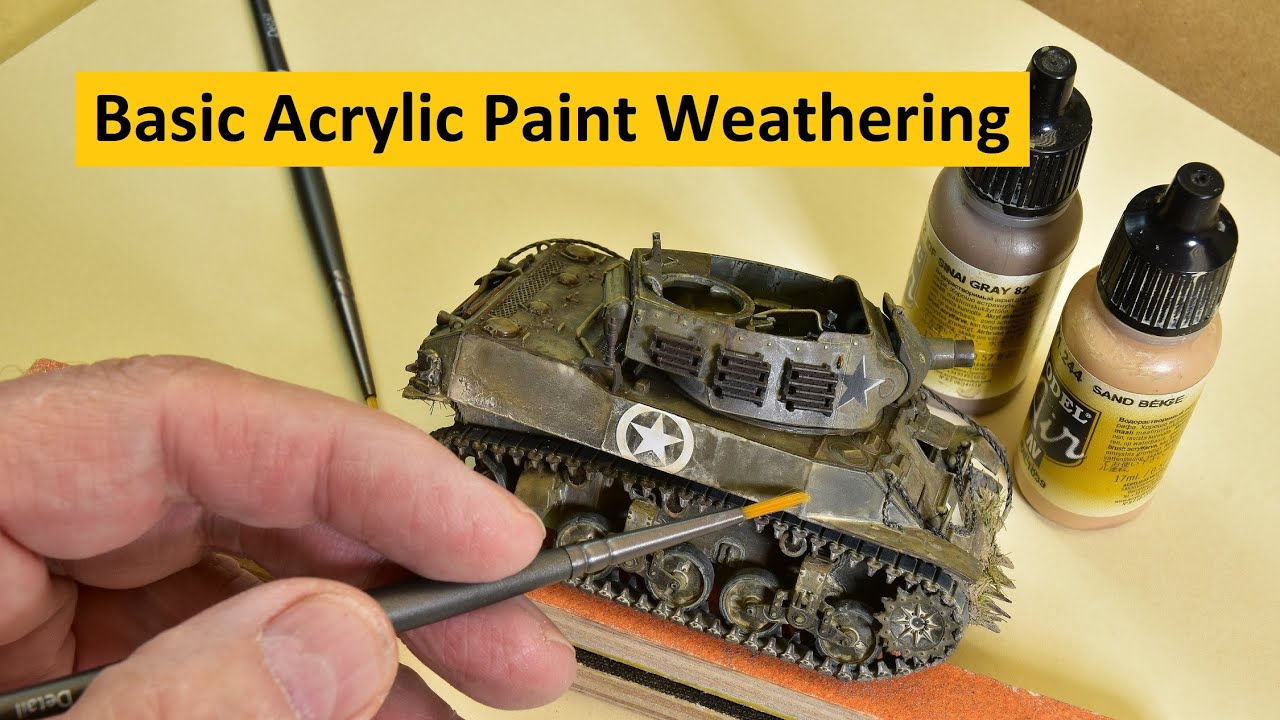 Applying Water-Based Acrylic Washes for Weathering any Model | St-Lo Series # 6 | Boomer Diorama