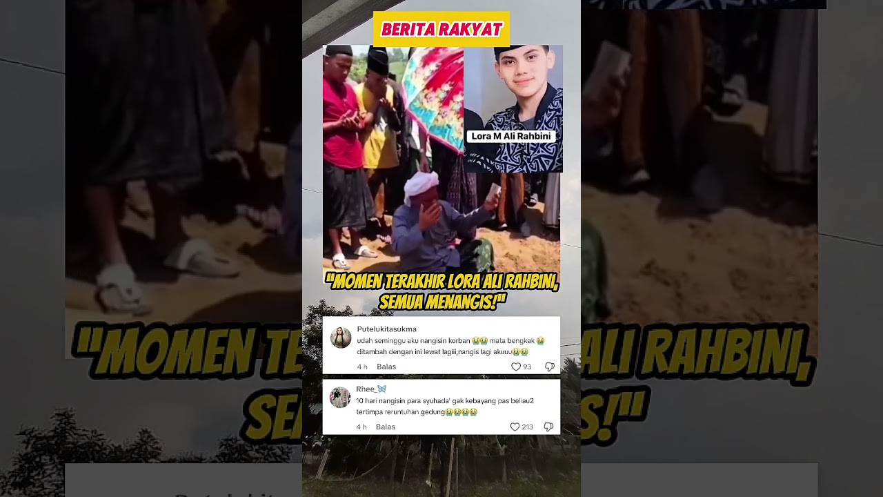 Viral‼️Tangis Haru Dipemakan Lora Ali Rahbini⁉️#loraalirahbini #santrialkhoziny #viral #shorts