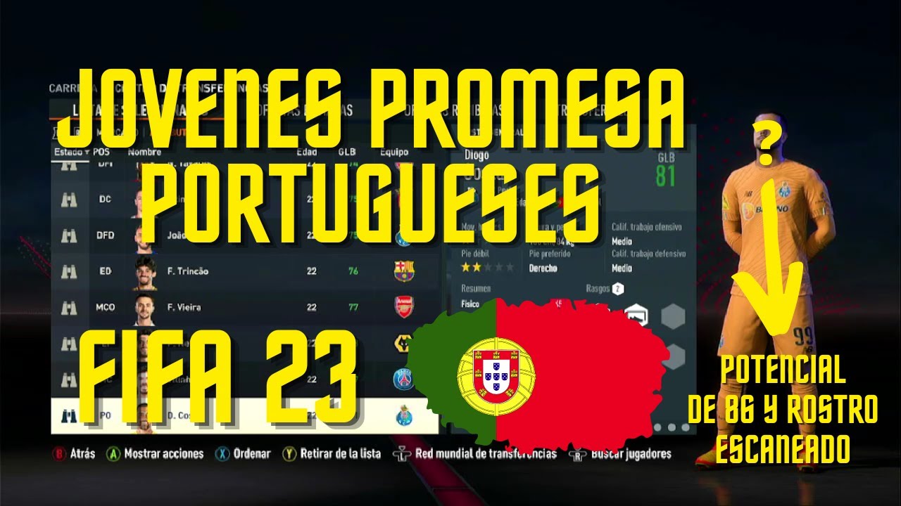 Jóvenes PROMESA Portugueses | Modo Carrera | FIFA 23
