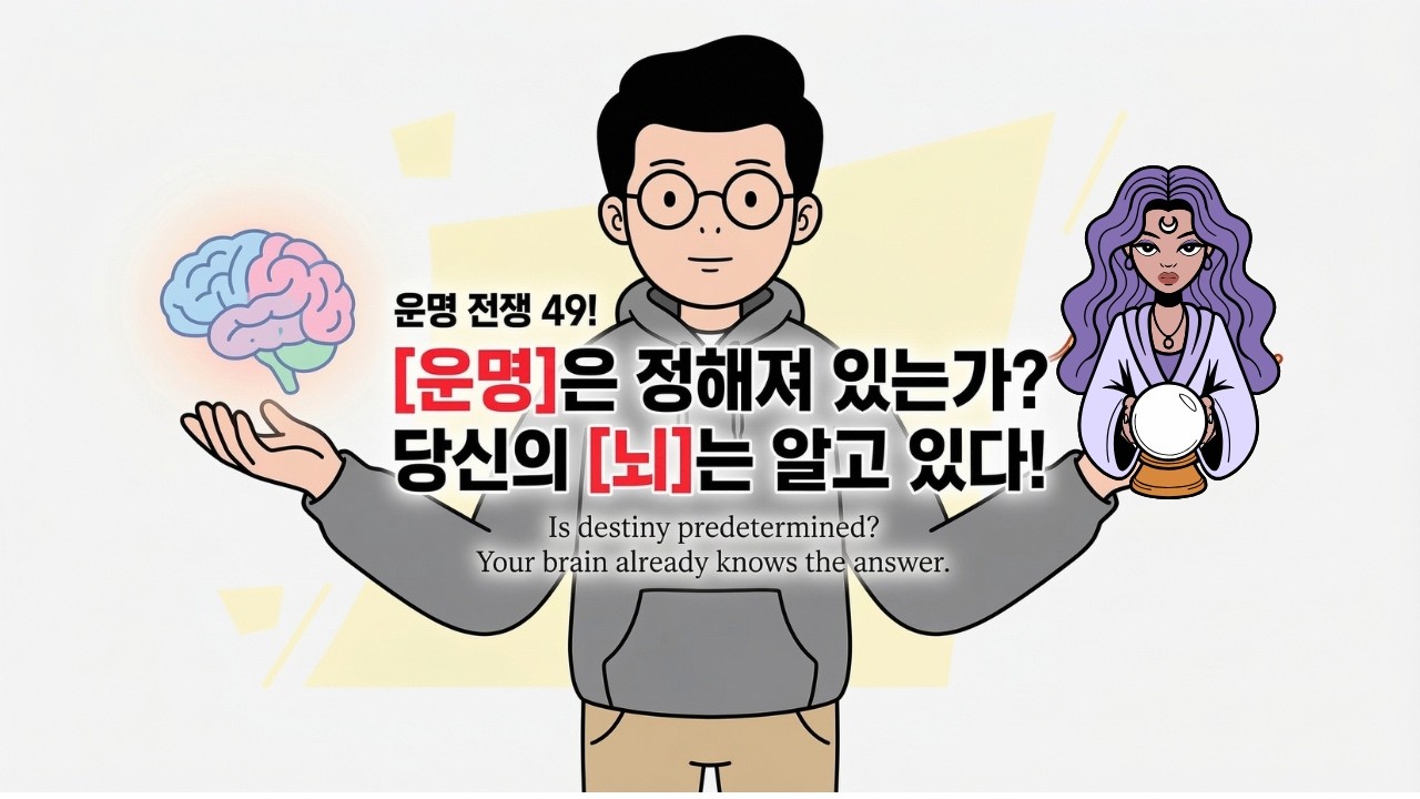 운명전쟁 49! 운명은 정해진 것인가? 당신의 뇌는 알고 있다! #심리학 #운명전쟁 49 #바넘효과 #콜드리딩 #자기충족적예언 #불안해소 #인생조언 #무당 #타로