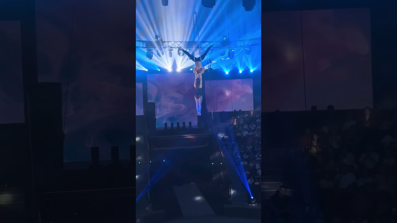Aerial straps by Duo Satellite!(Ukraine) Almaty Circus Festival2024