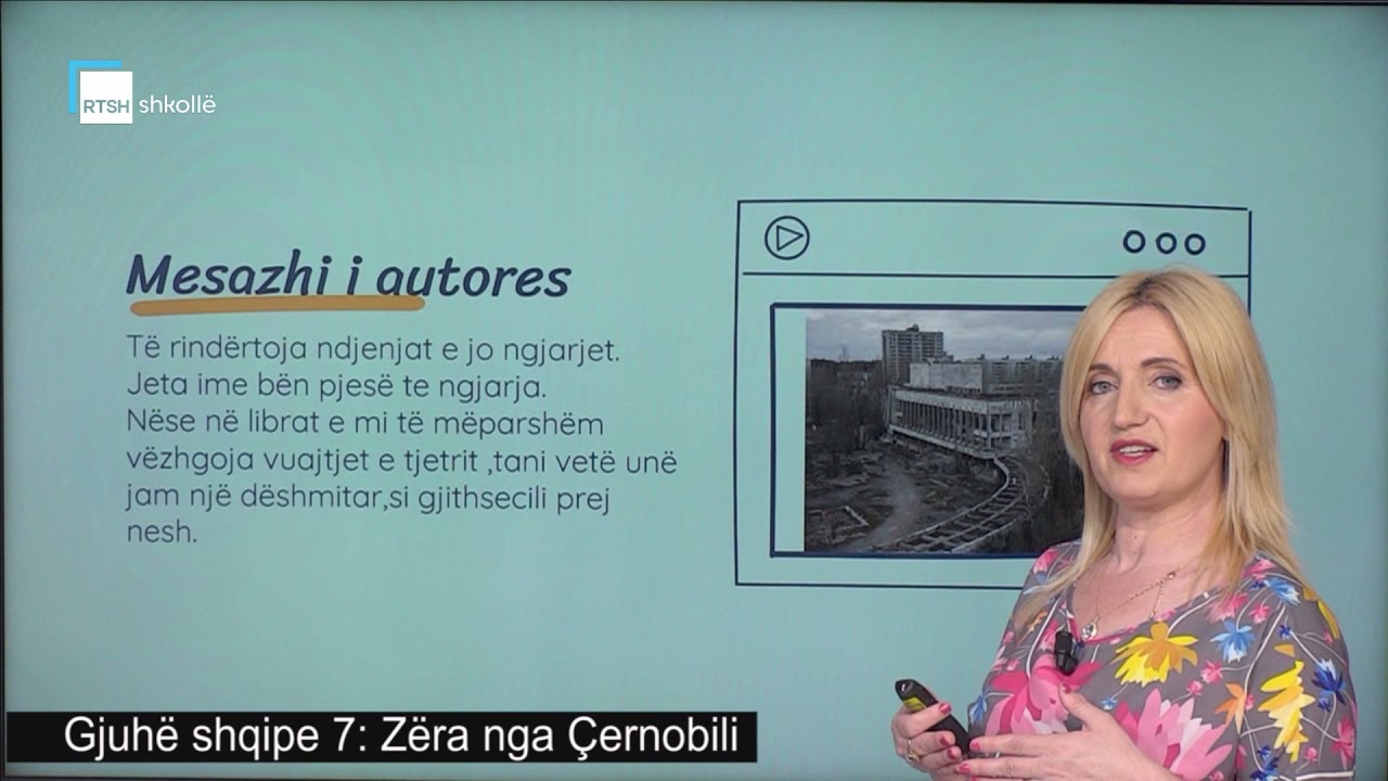 Gjuhë shqipe 7 - Zëra nga Çernobili