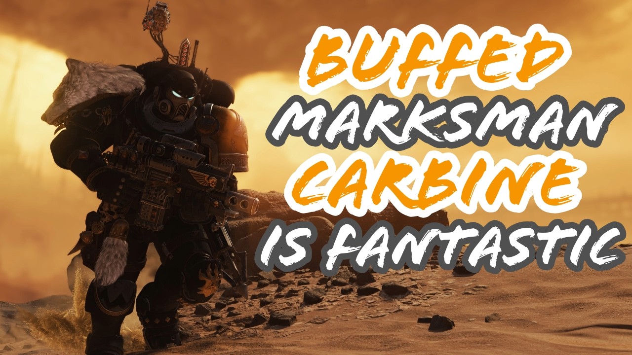 Buffed Marksman Carbine hits hard with tons of ammo - Vanguard Build - Absolute Solo Space Marine 2