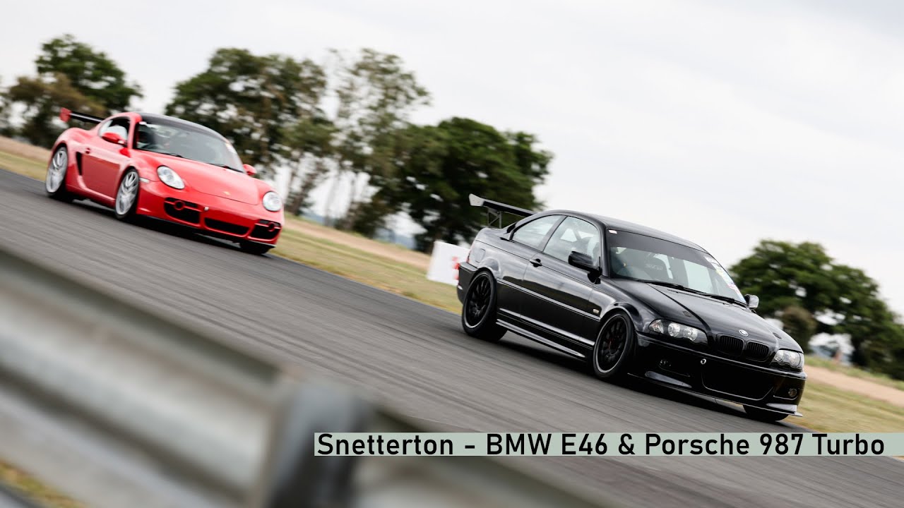 BMW E46 330 M54B30 Schrick Cams & Porsche Cayman 987 Turbo - Snetterton