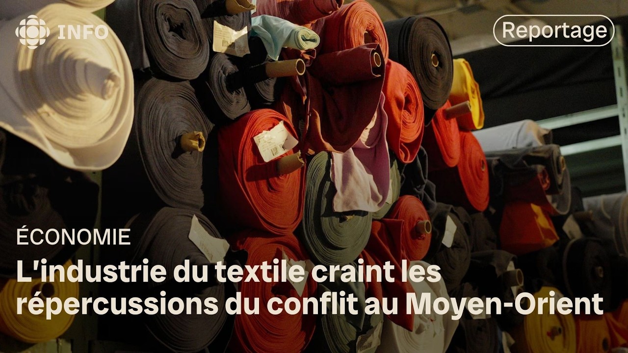 Livraisons bloquées : la guerre frappe l'industrie du textile en Mauricie