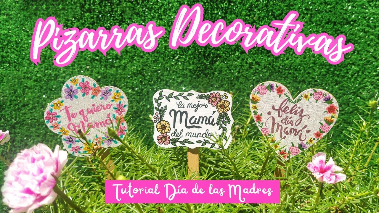 Pizarras Decorativas por el día de las madres - DIY Tutorial