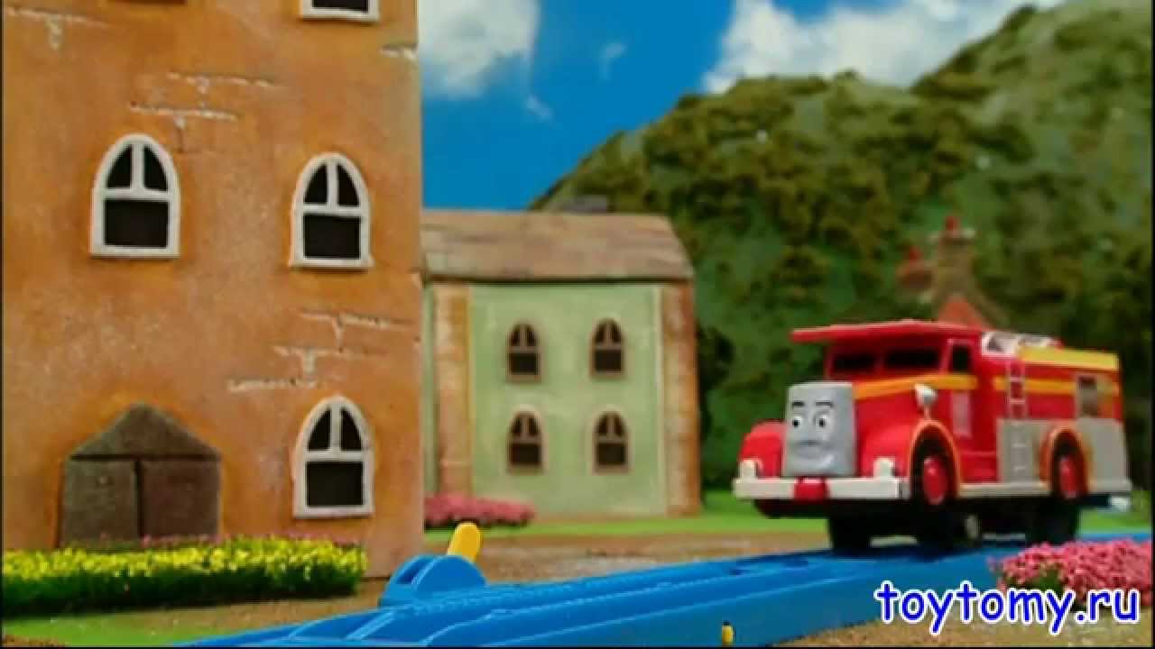 Железная дорога TOMICA  - Набор Томас и пожарный - Takara Tomy