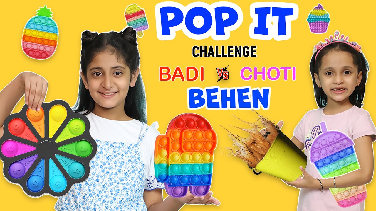 Pop It and Fidget Challenge | Choti vs Badi Behan | MyMissAnand