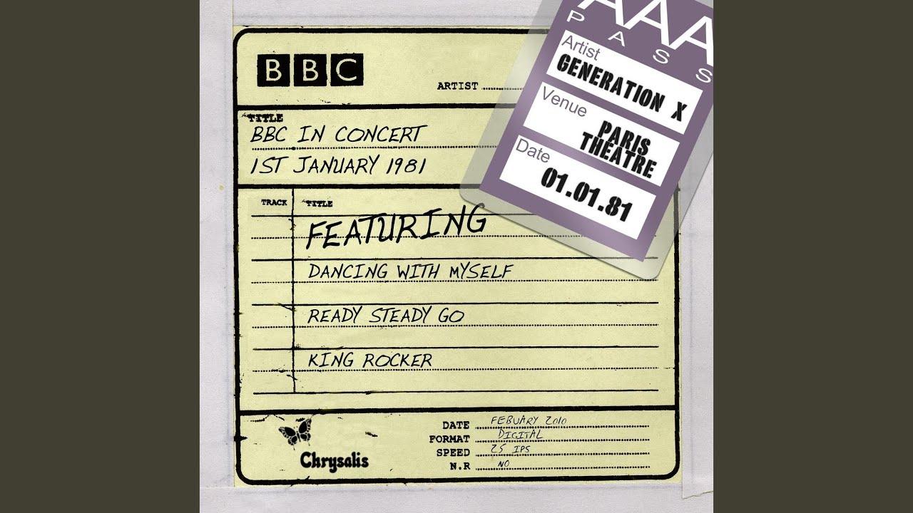 Dancing with Myself (BBC in Concert: Live at Paris Theatre, 1 January 1981)