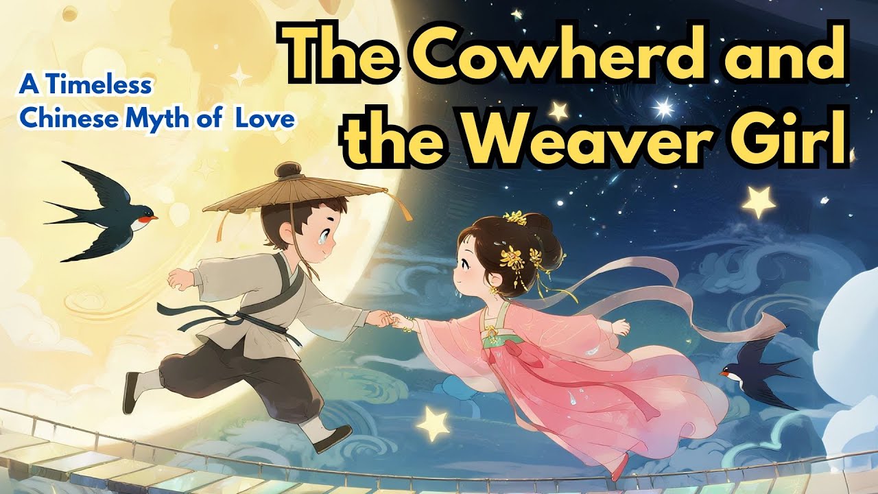 The Cowherd and the Weaver Girl｜Chinese Mythology for Kids｜Qixi Festival Love Story