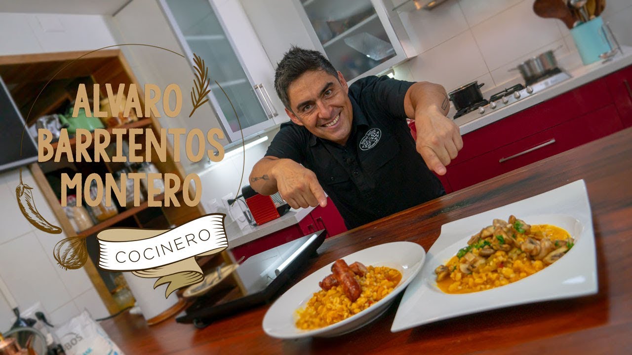 GARBANZOS CON TRIGO MOTE. Un Guiso Vegetariano Delicioso de la Cocina Chilena. Alvaro Barrientos