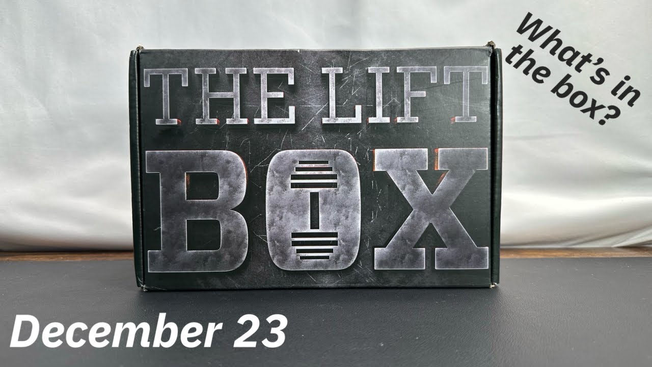 The Lift Box Subscription | Unboxing December 2023 / January 2024