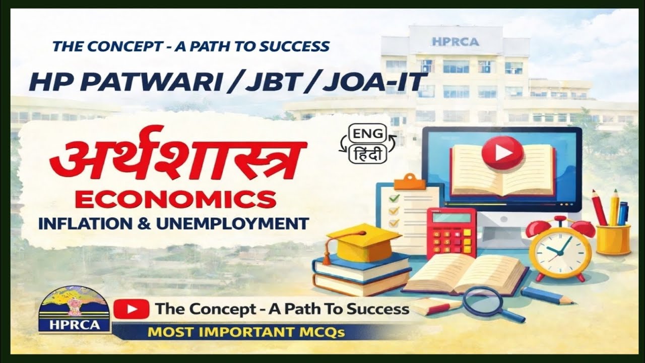 Most Important MCQs of Inflation & Unemployment for HP JBT Commission Based on All Shifts of 2026