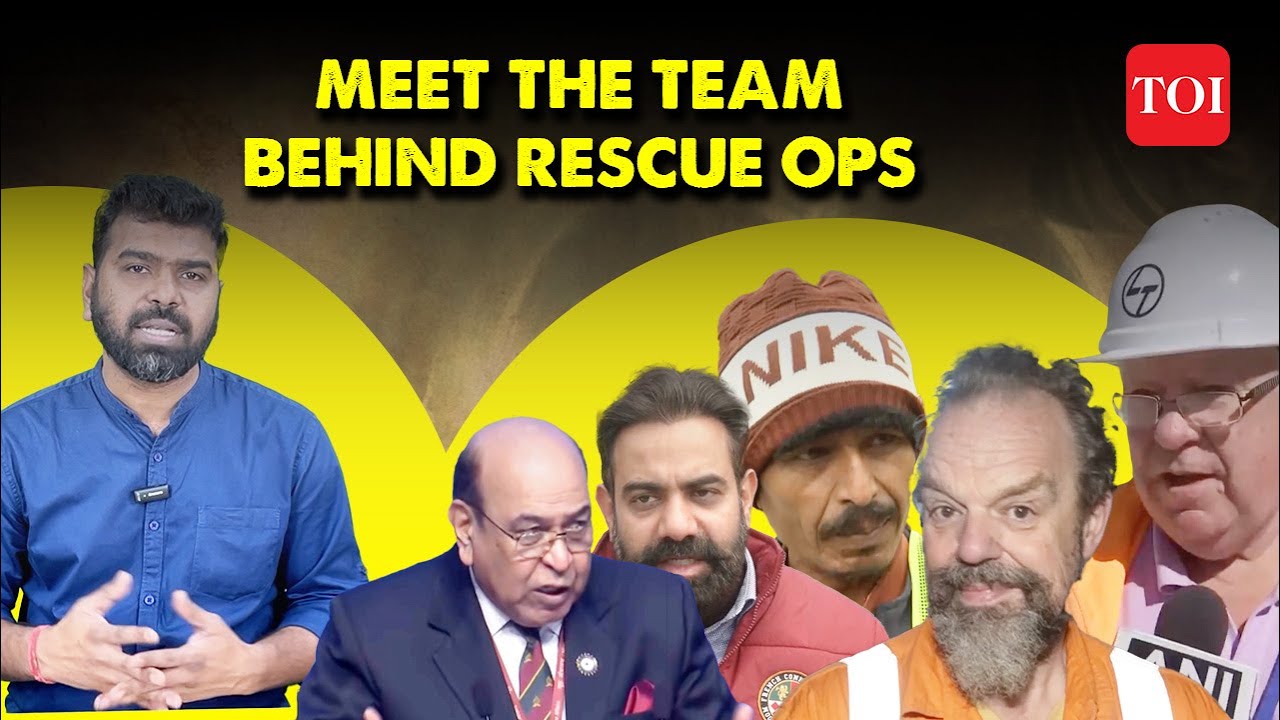 The FIVE Heroes Behind Uttarkashi Tunnel Rescue Ops Success| Team that Evacuated 41 Trapped Workers