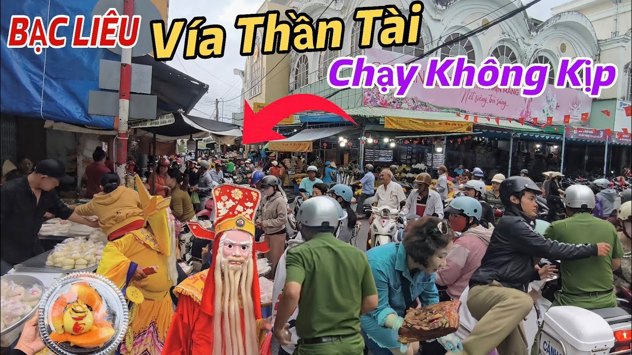 Bạc Liêu Ngày Vía Thần Tài Vừa Bán Vừa Chạy Không Kịp, Người Dân Kéo Nhau Mua Đông Chưa Từng Có 