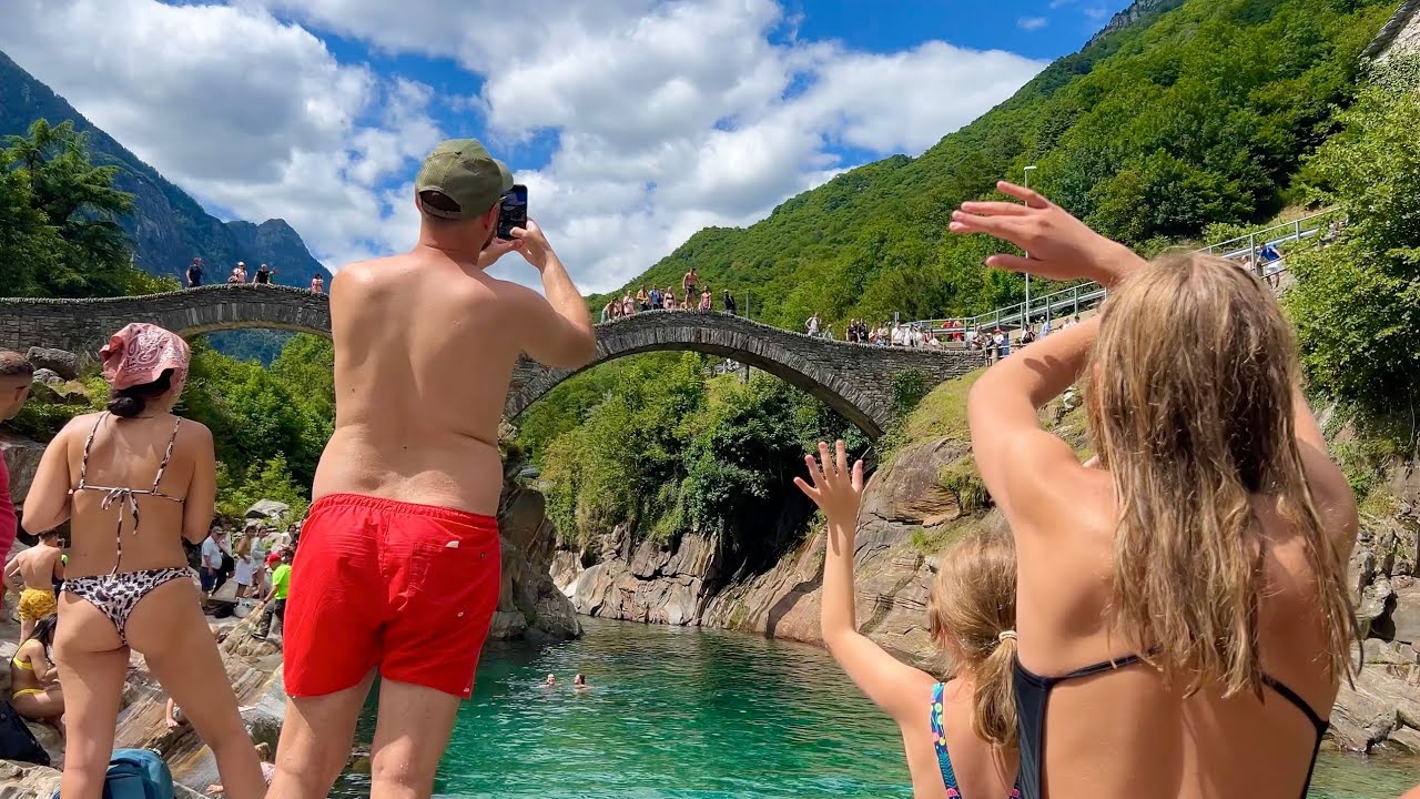 Extreme Jumping in Switzerland || Valley Verzasca 🇨🇭Switzerland Ticino  || Travel Guide