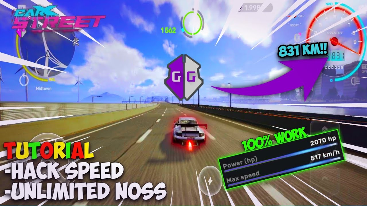 Tutorial Hack Speed & Unlimited Noss Car CarXstreet V1.7.0 Pakai Game Guardian - Dijamin 100% Work🤩😱