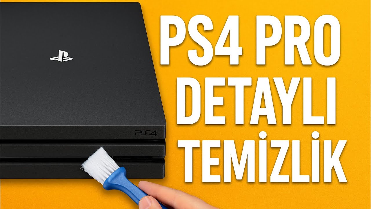 PS4 Pro Detaylı Temizlik | Isınma Sorunu ve Fan Sesi Giderme!